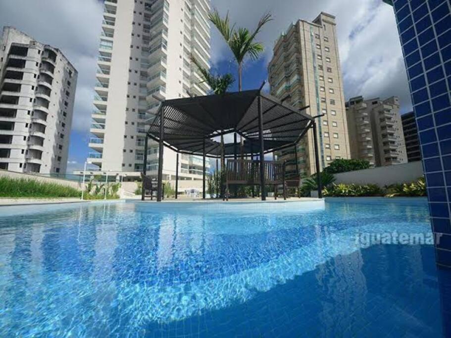 Apto Com Vista Para O Mar Com 2 Vagas - Guarujá Esterno foto