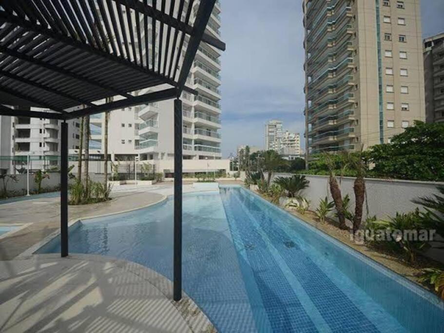Apto Com Vista Para O Mar Com 2 Vagas - Guarujá Esterno foto